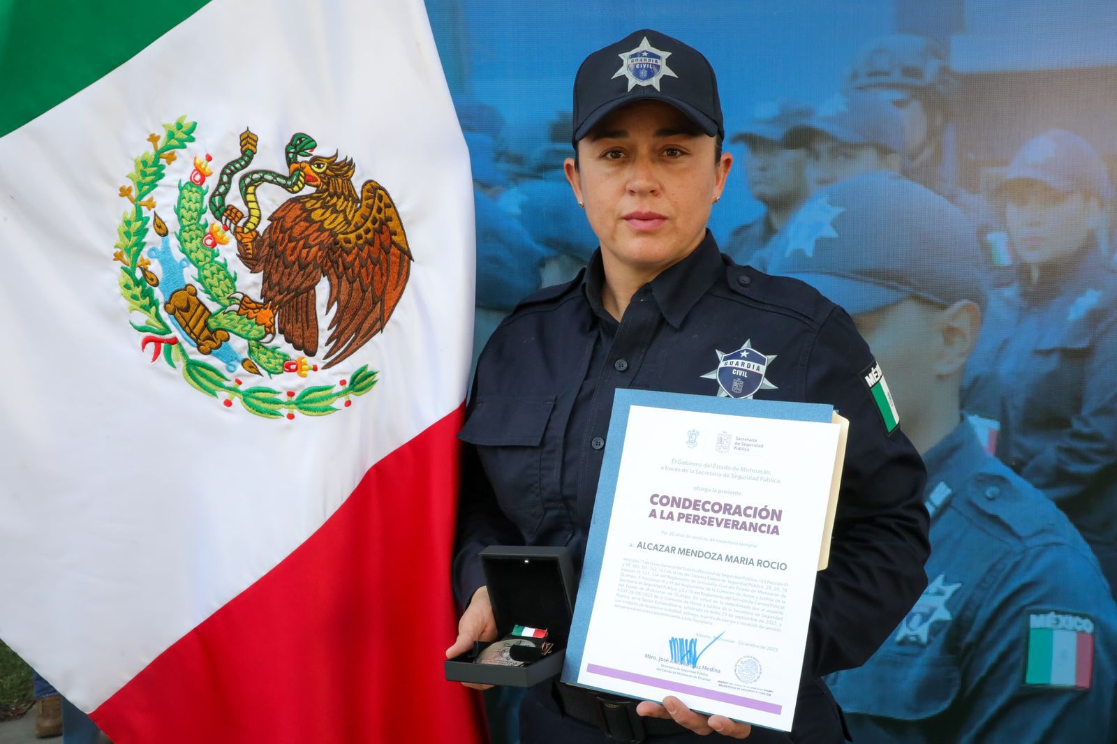 SSP fortalece la carrera policial con reconocimientos, ascensos y profesionalización permanente