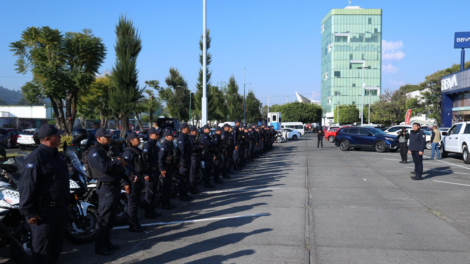 Blindan zonas bancarias en Michoacán; Guardia Civil despliega operativo contra robos Blindan zonas bancarias en Michoacán; Guardia Civil despliega operativo contra robos