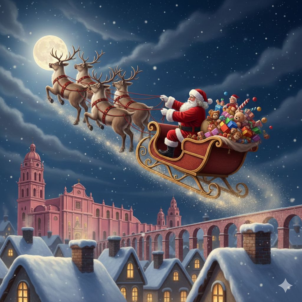 ¿Puede Santa Claus entregar todos los regalos en una sola noche? Matemáticos de la UNAM resuelven el misterio