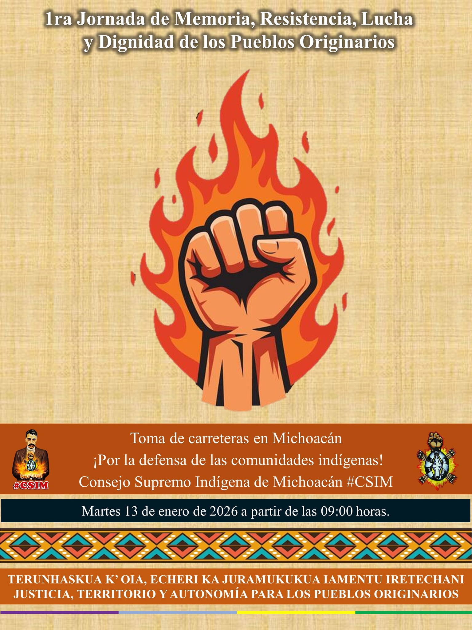 Este martes movilización y tomas en Michoacán