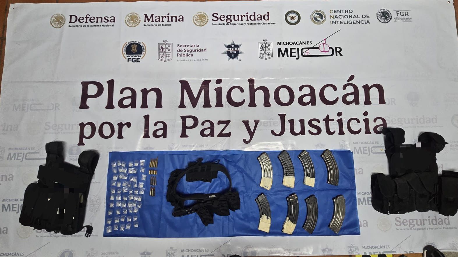 SSP detiene en Morelia a dos presuntos integrantes de una célula delictiva