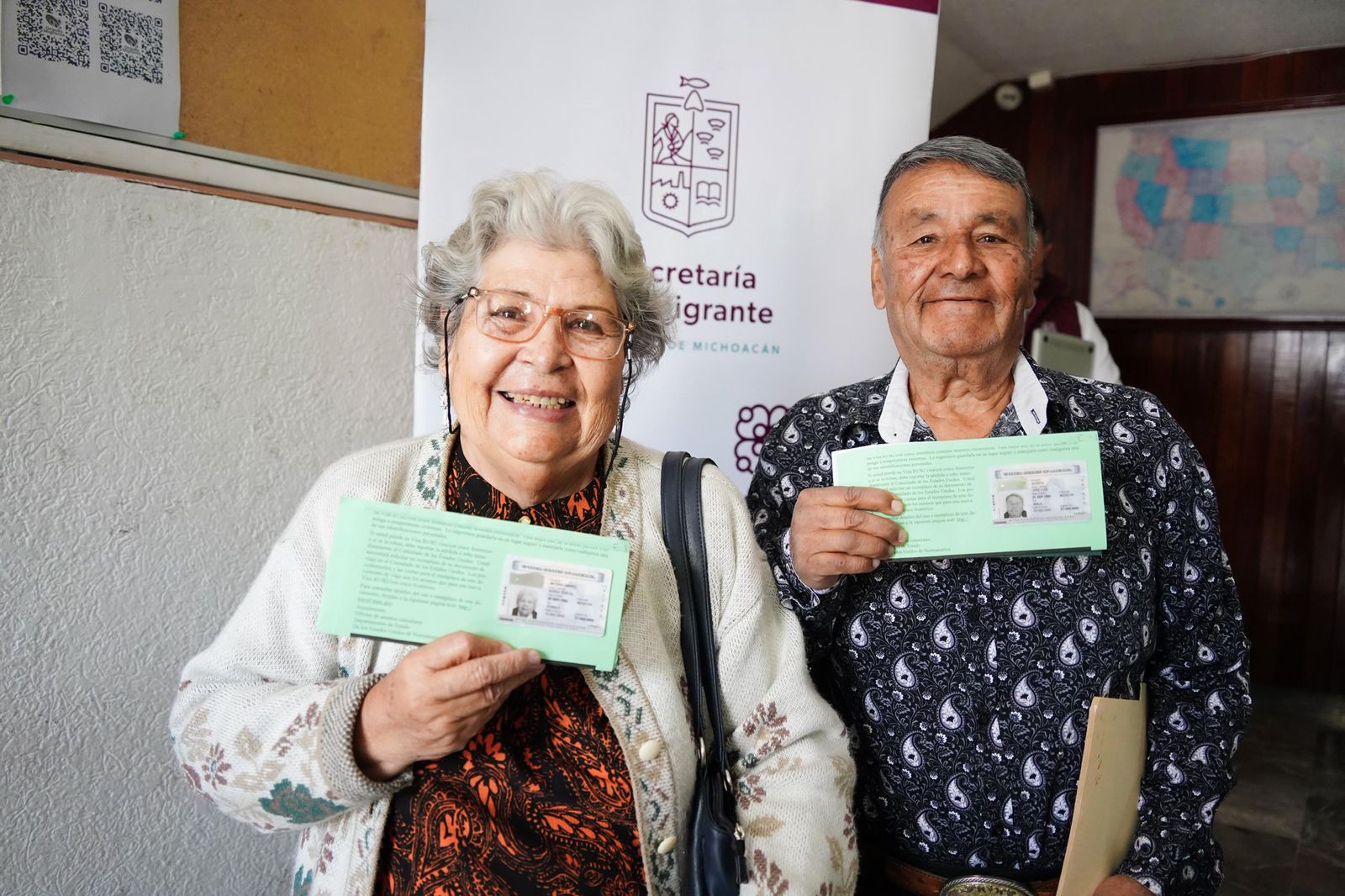 Adultos mayores de Morelia reciben visas del programa Reencuentro Familiar: Semigrante