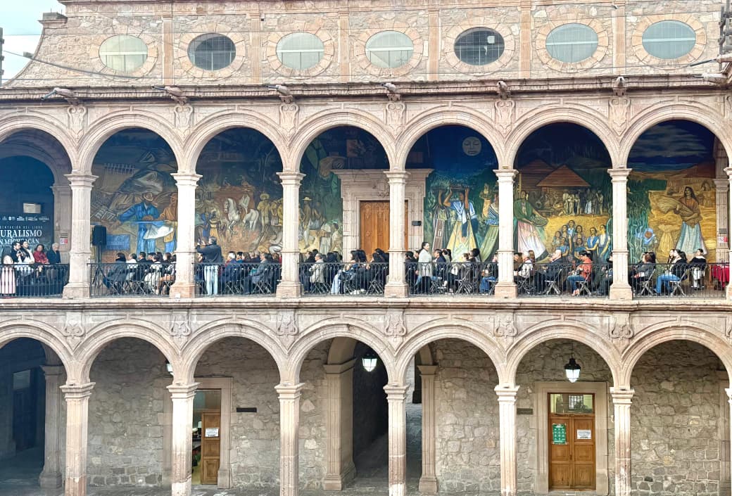 Secum presenta registro histórico del muralismo en Michoacán Secum presenta registro histórico del muralismo en Michoacán