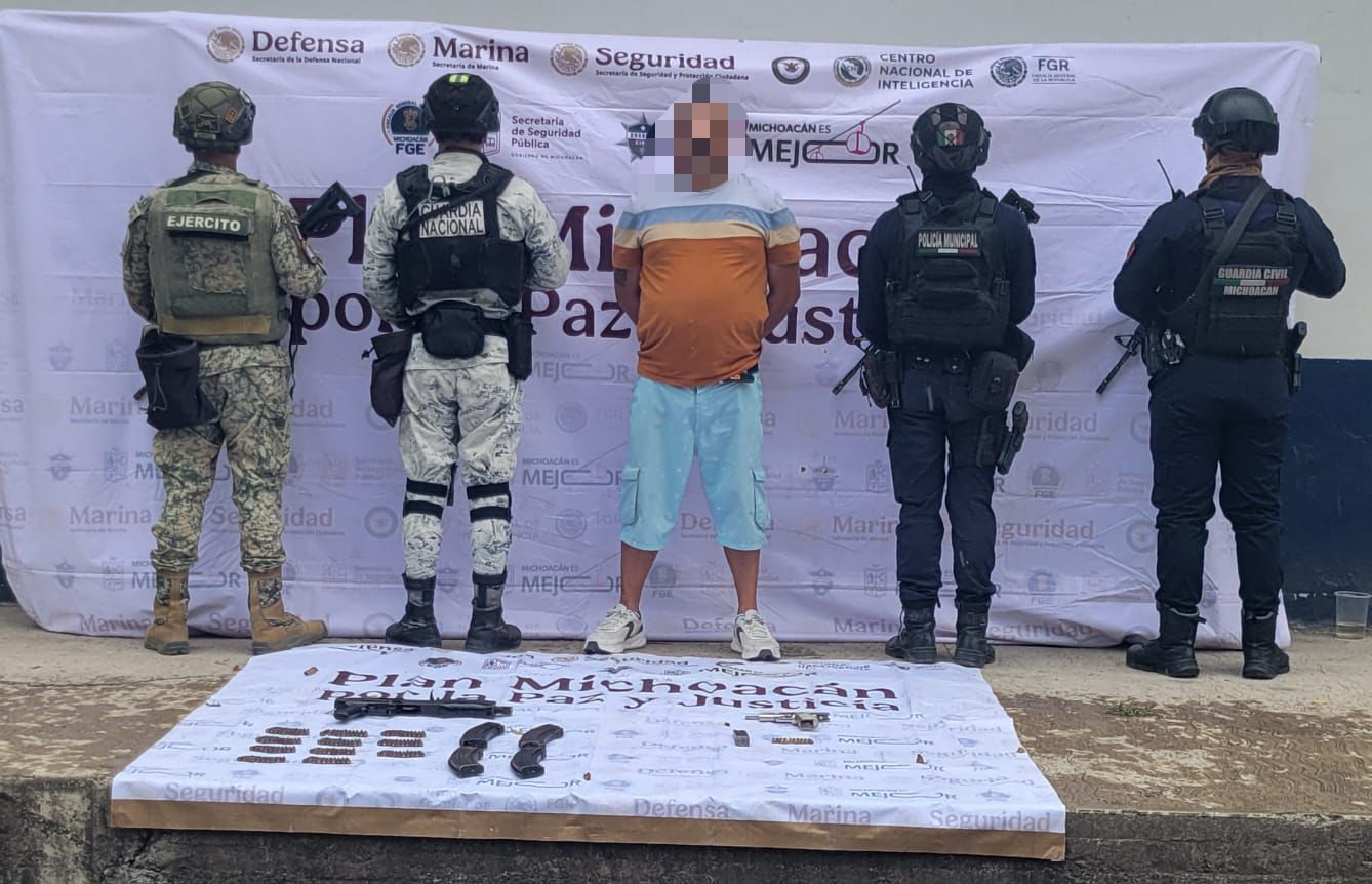 Operativos conjuntos dejan un detenido, armas y vehículos asegurados: SSP