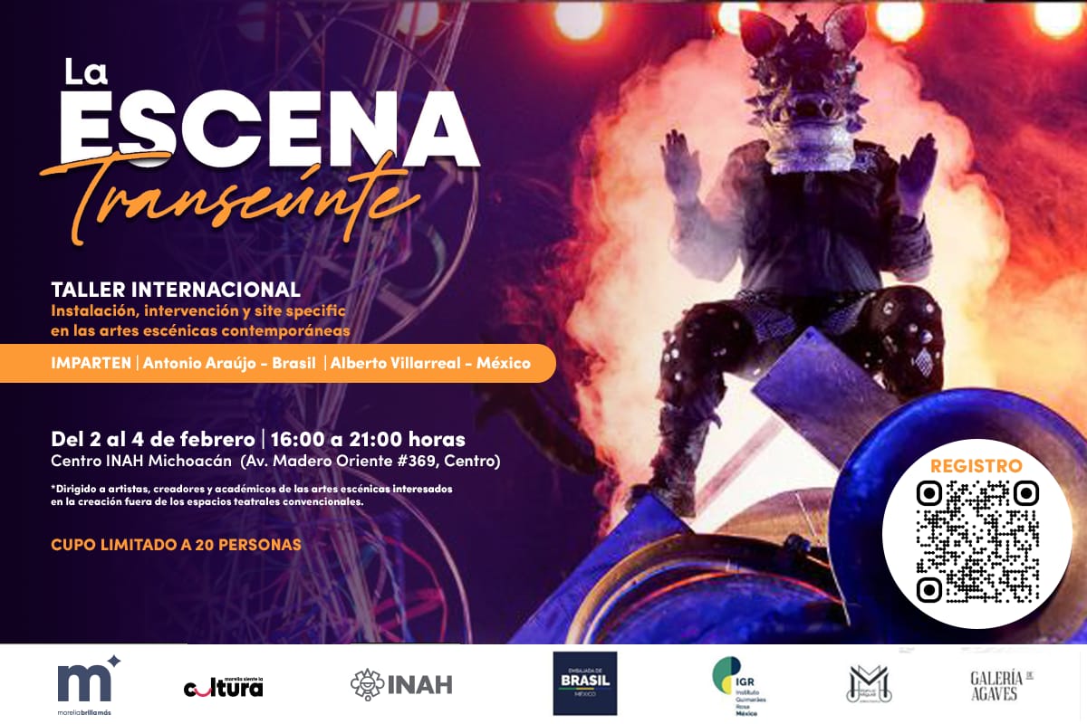 Invita SeCultura Morelia a taller internacional de artes escénicas ‘La Escena Transeúnte’ Invita SeCultura Morelia a taller internacional de artes escénicas ‘La Escena Transeúnte’