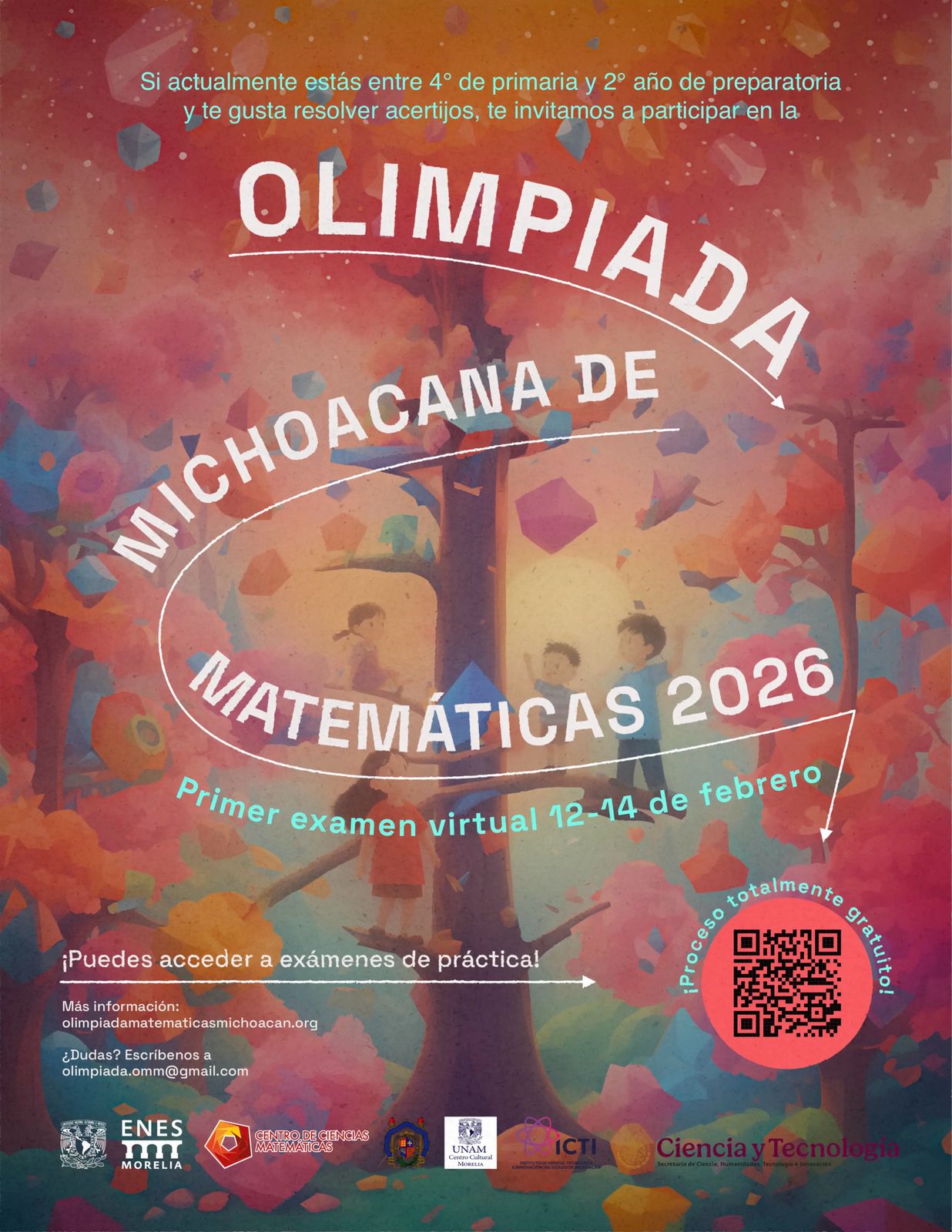 Abren convocatoria para participar en la Olimpiada de Matemáticas 2026