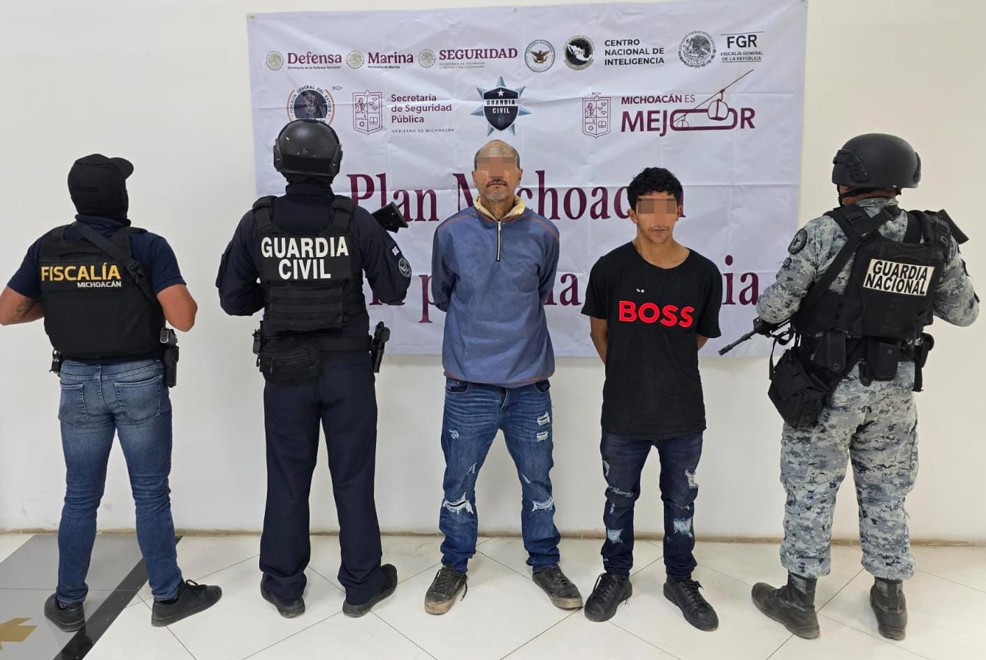 Operativos del Plan Michoacán dejan cuatro detenidos por homicidio y privación de la libertad en Uruapan