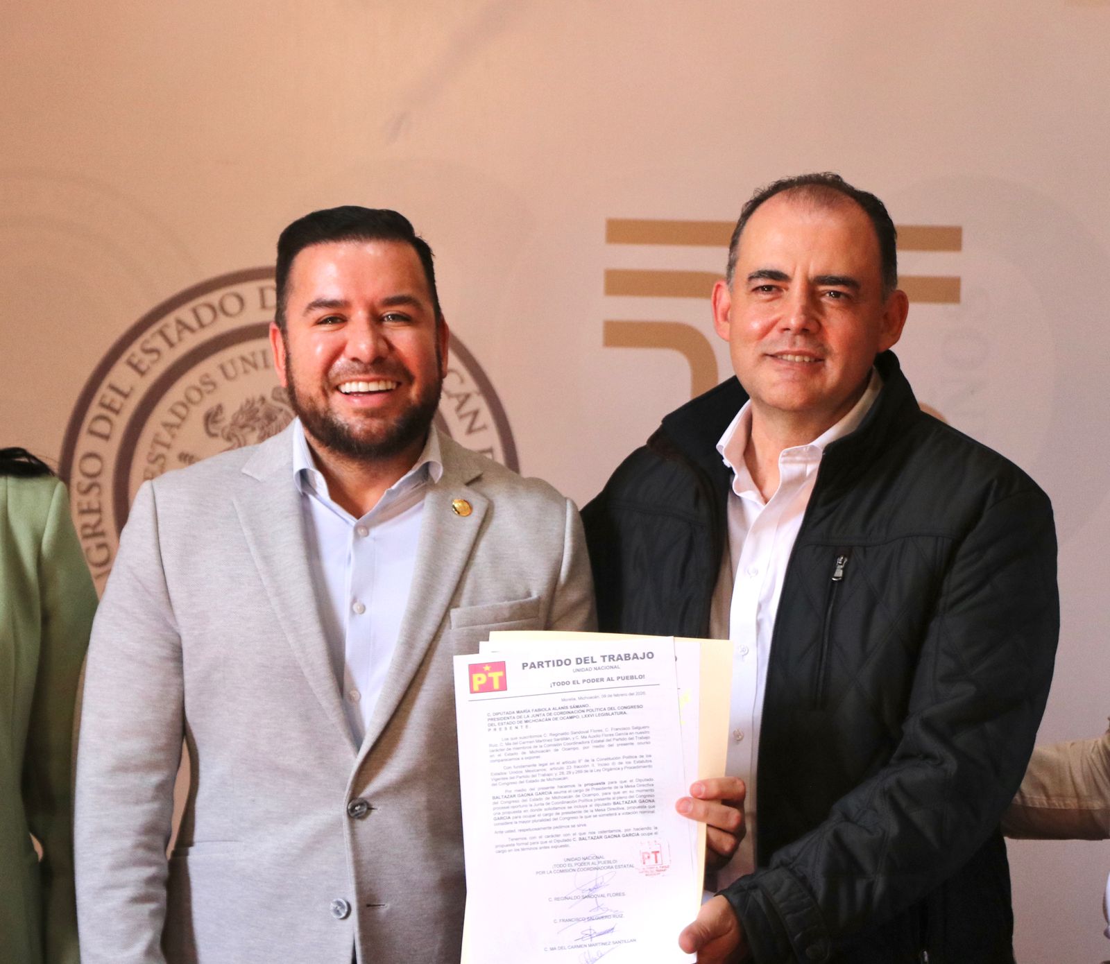 En unidad, el PT impulsa a Baltazar Gaona García para encabezar la Mesa Directiva del Congreso