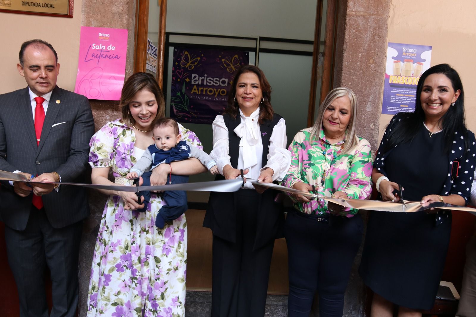 Inaugura Brissa Arroyo la primera sala de lactancia materna en el Congreso Local
