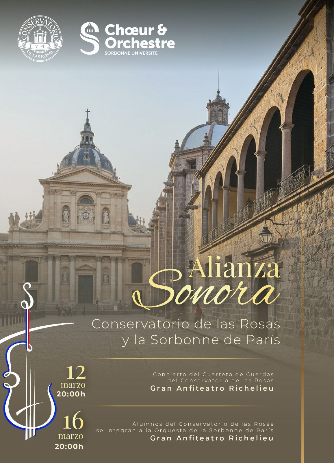 Alianza sonora, Conservatorio de las Rosas – Sorbonne Université París