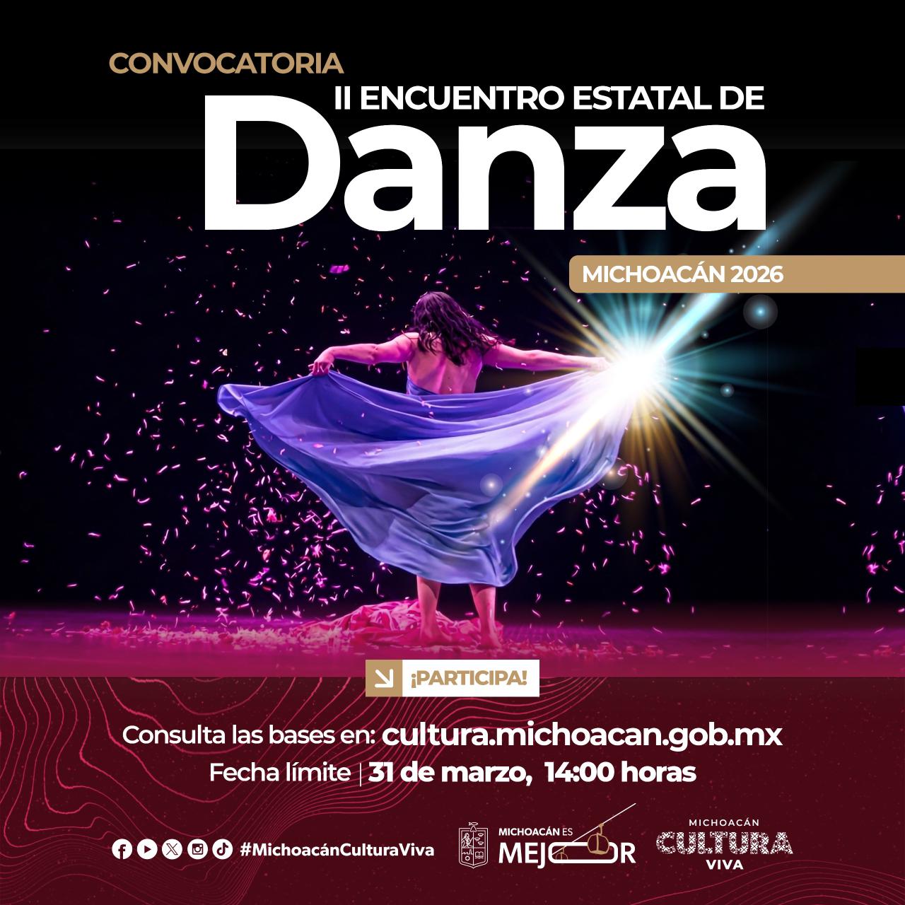 Convocatoria abierta para el II Encuentro Estatal de Danza: Secum