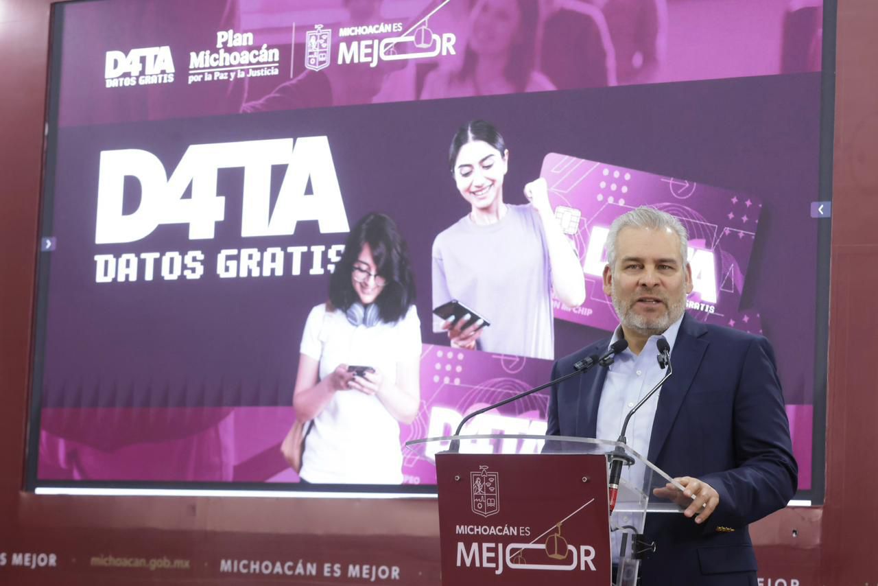 Gobierno de Michoacán amplía registro al Programa Data de internet gratis