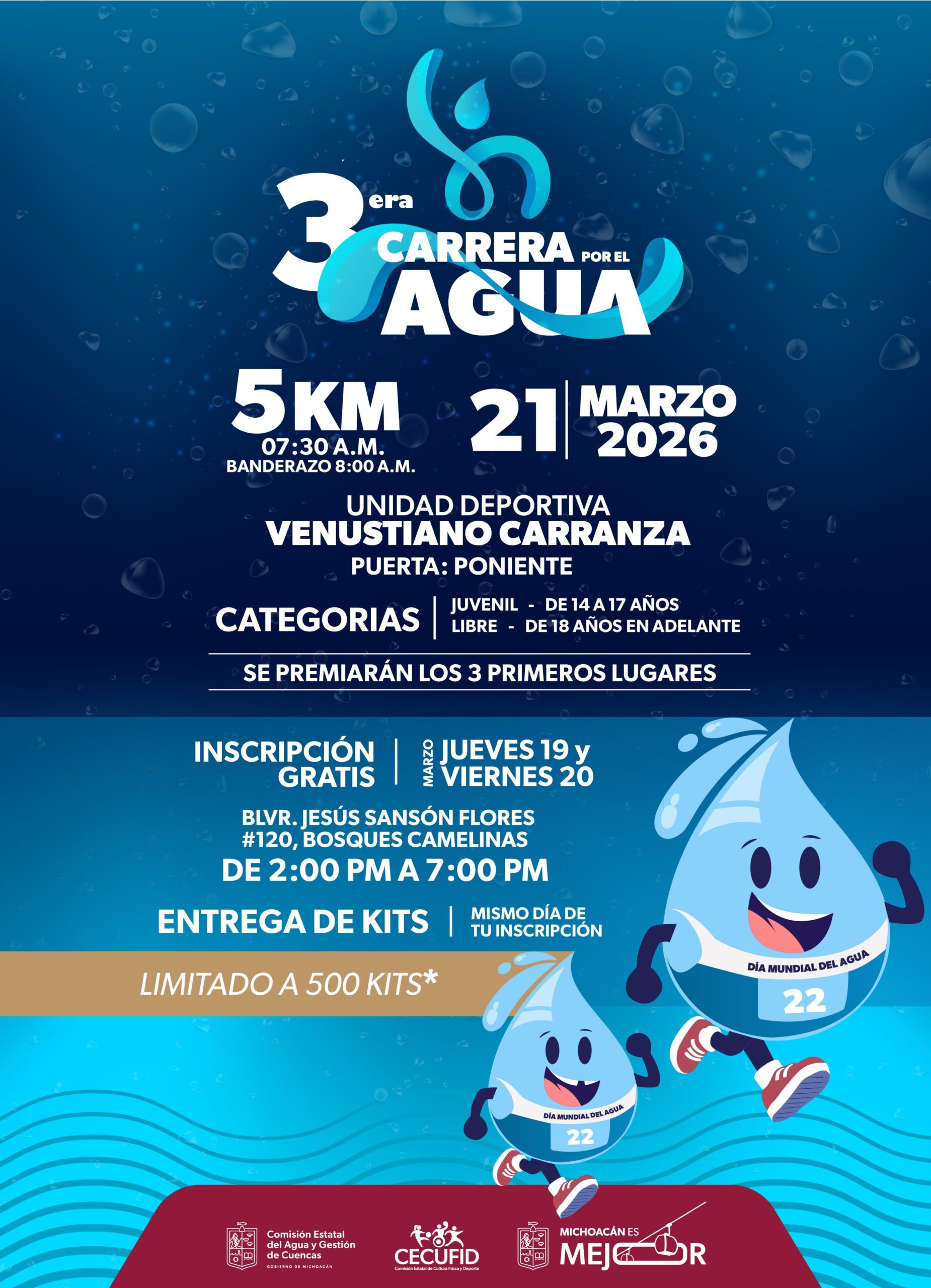 Inscríbete a la Carrera por el Agua; habrá premios sorpresa para los ganadores: Ceac Inscríbete a la Carrera por el Agua; habrá premios sorpresa para los ganadores: Ceac