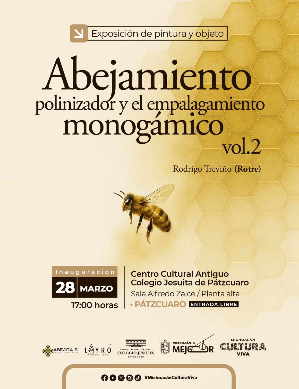 Miel, deseo y rituales; la obra visual de Rodrigo Treviño endulzará al Jesuita: Secum Miel, deseo y rituales; la obra visual de Rodrigo Treviño endulzará al Jesuita: Secum