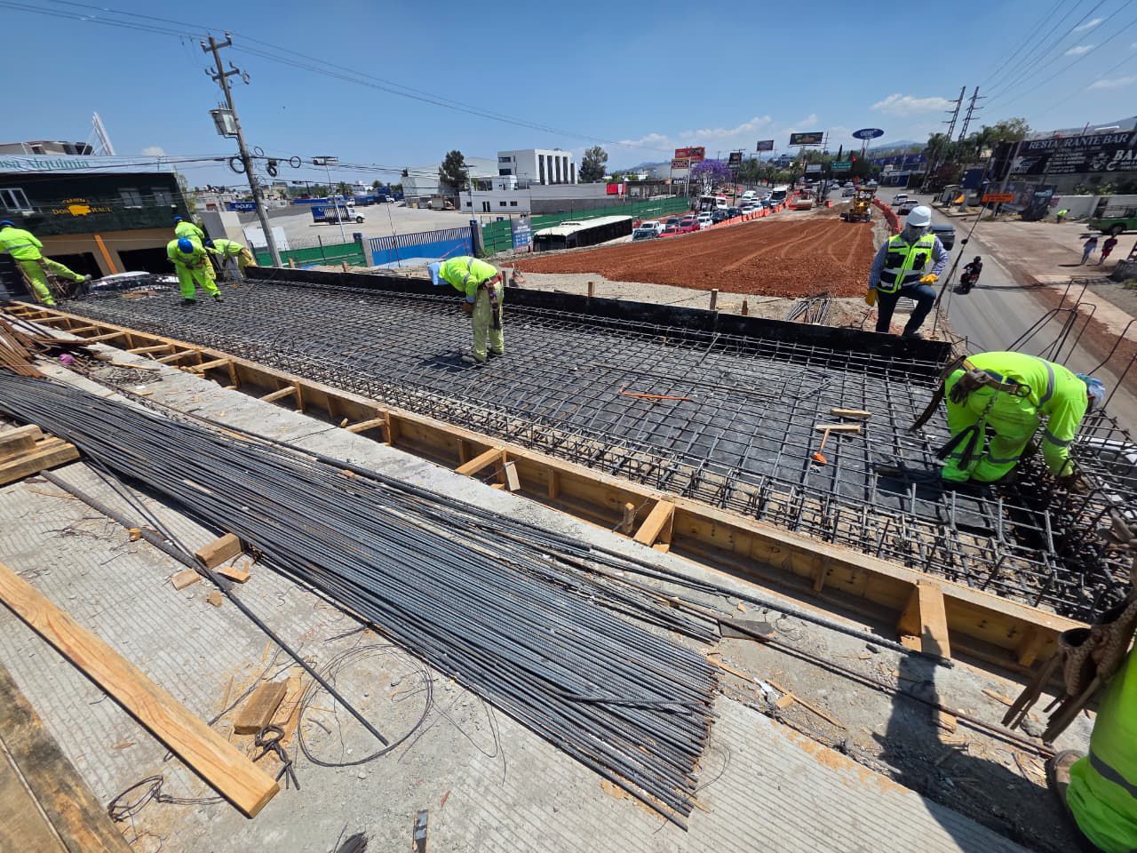 El paso vial de Policía y Tránsito tiene un 80 % de avance El paso vial de Policía y Tránsito tiene un 80 % de avance