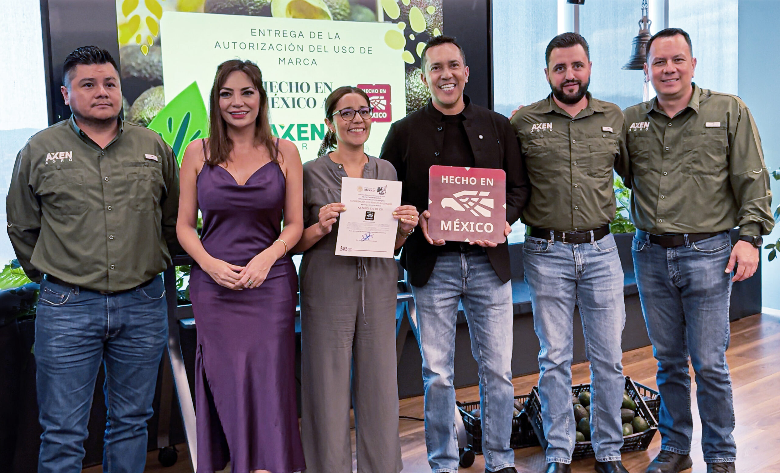 Axen Agro recibe certificación “Hecho en México” y consolida su proyección internacional