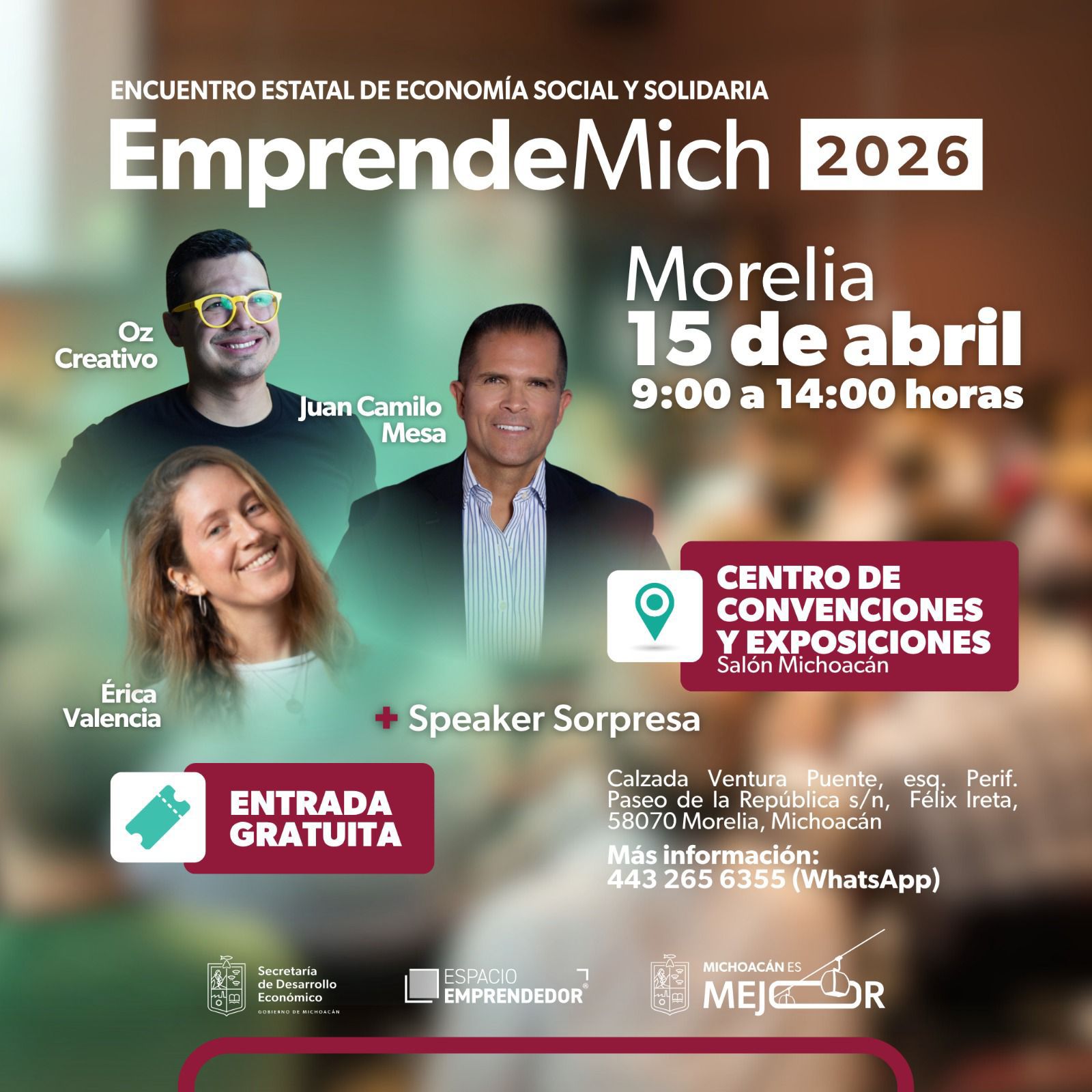 EmprendeMich 2026 llega a Morelia
