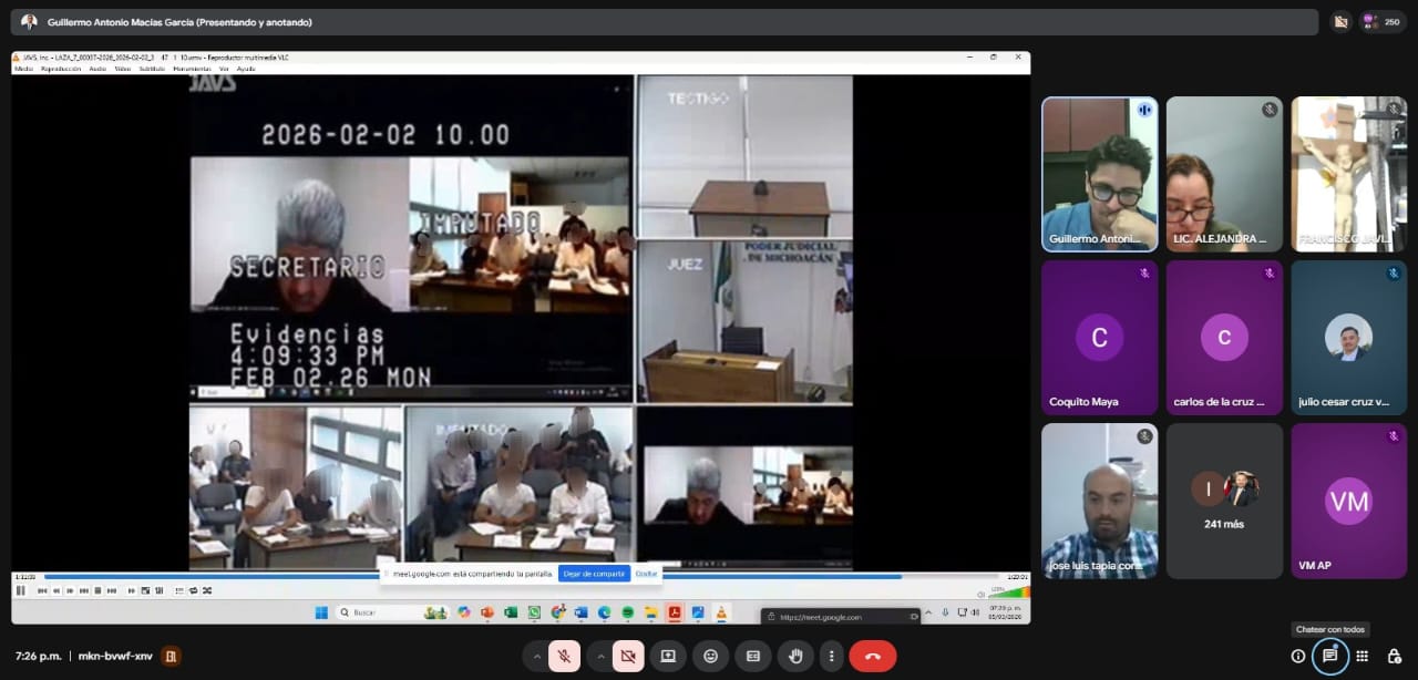 Mantiene FGE actualización de su personal con taller sobre técnicas de litigación en juicio oral