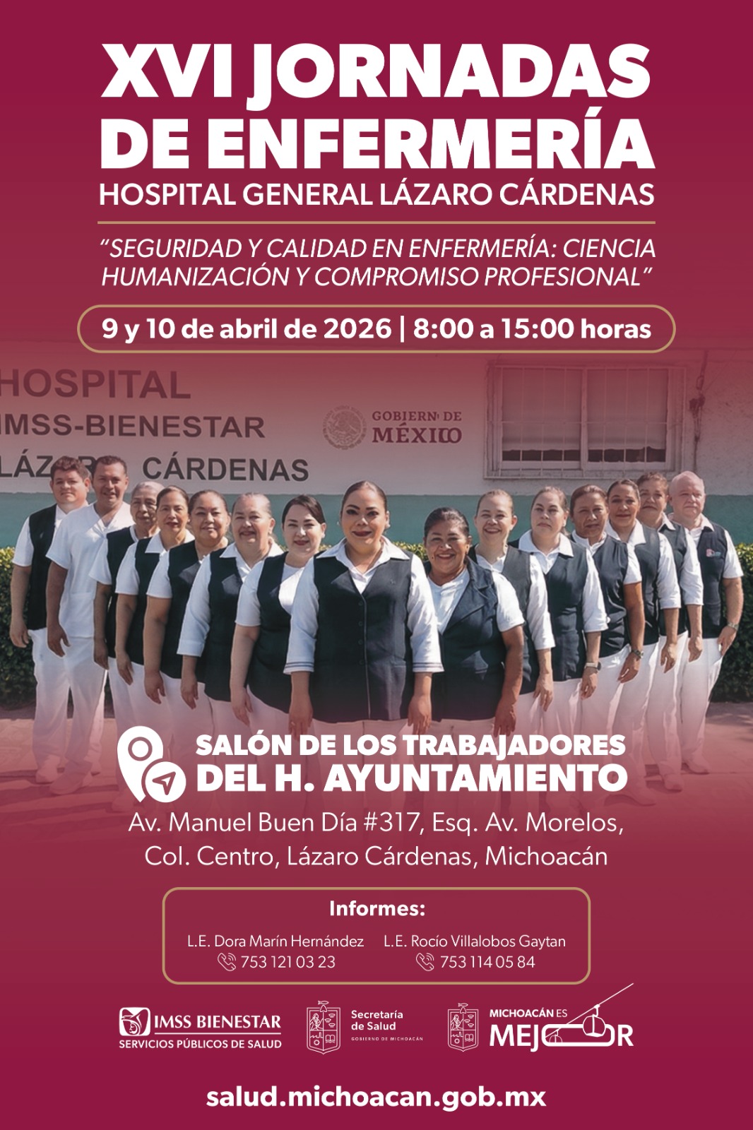 SSM impulsa jornadas de actualización de enfermería en Lázaro Cárdenas