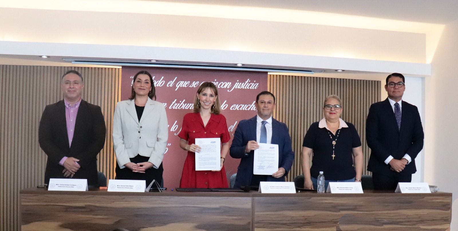 Tribunal Anticorrupción reafirma compromiso conjunto con la ASM