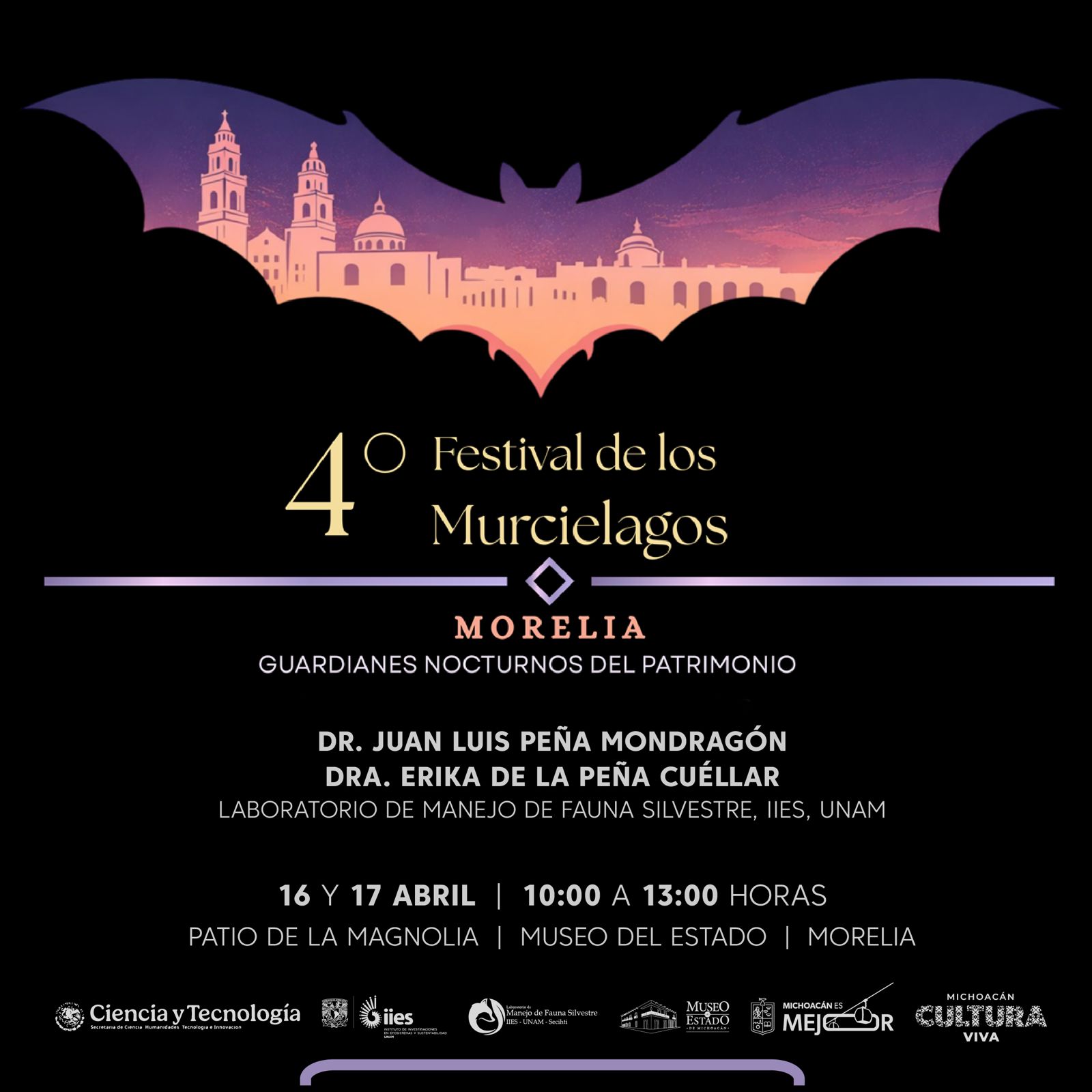 Llega el segundo Festival de los Murciélagos al Museo del Estado: Secum Llega el segundo Festival de los Murciélagos al Museo del Estado: Secum