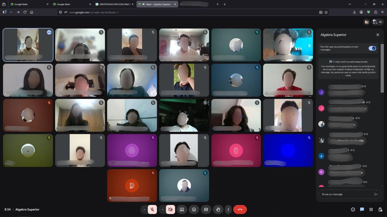 Sin contratiempo, se llevan a cabo actividades académicas en la Universidad Michoacana