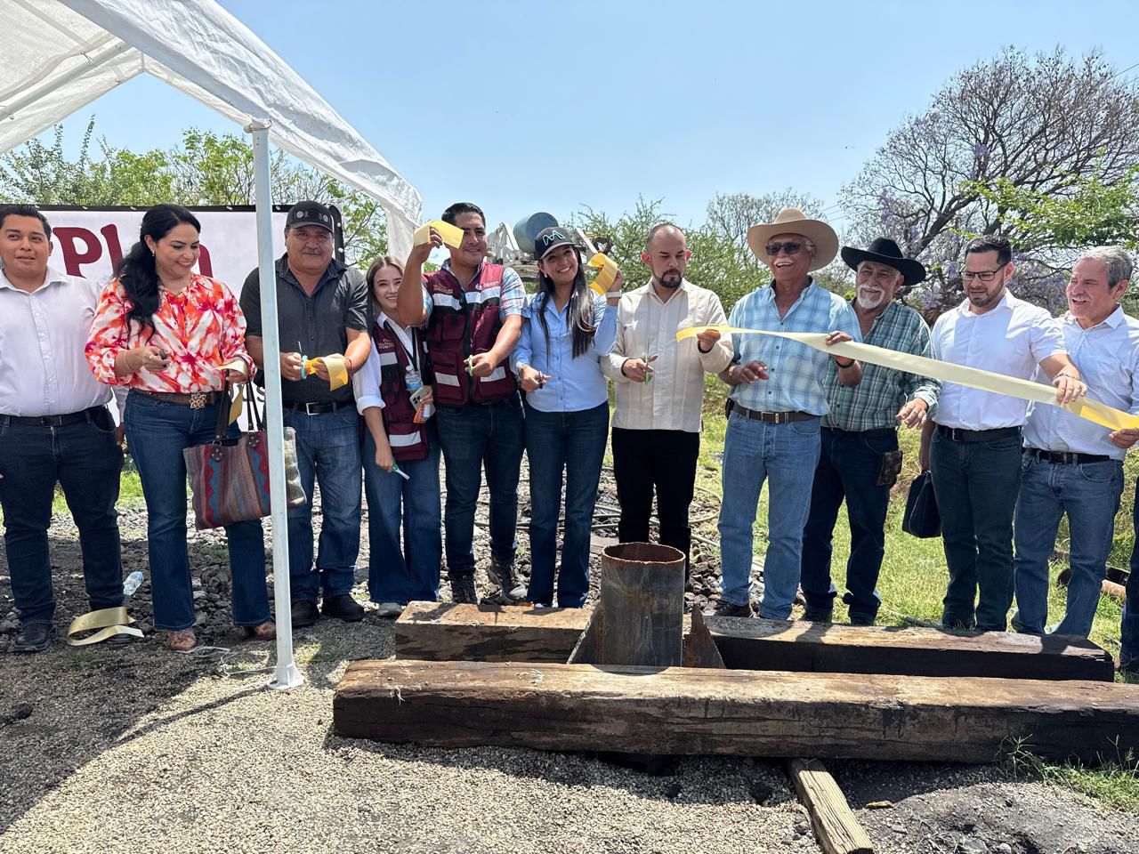 Conagua Michoacán cumple con el derecho al agua; entrega nuevo pozo profundo en Tanhuato