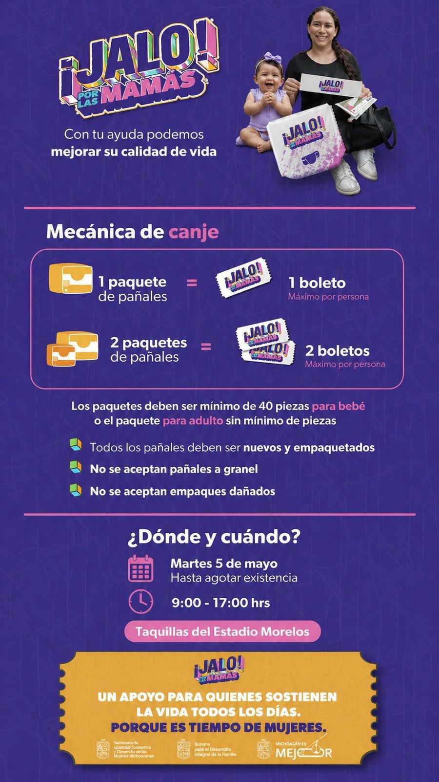 Gobierno de Michoacán anuncia dinámica de boletos para el concierto de “El Buki”