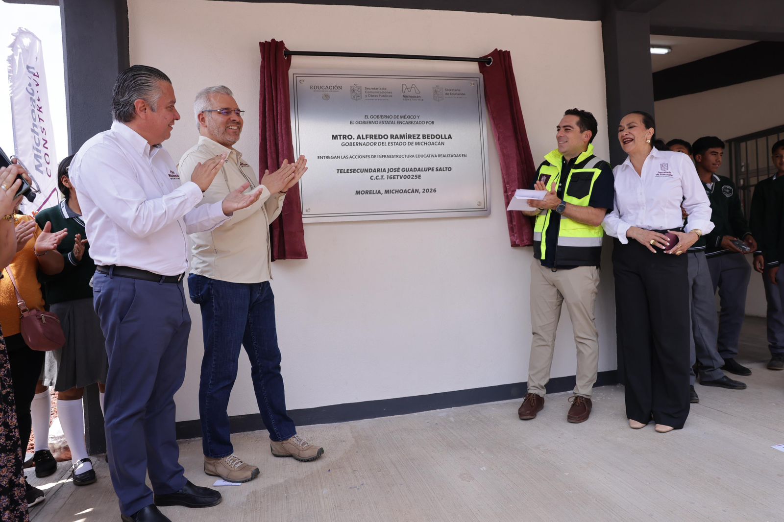 Inaugura ARB en Morelia reconversión de telesecundaria a bachillerato