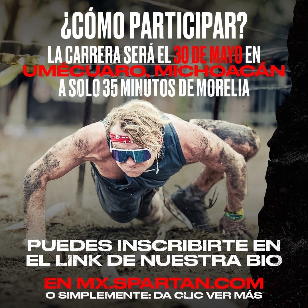 Sectur Michoacán lanza dinámica para ganar accesos al Spartan National Series 2026