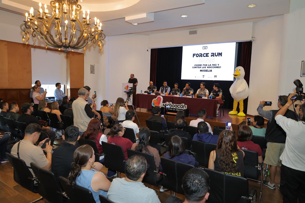 La Carrera Atlética Force Run 2026 llegará a 8 municipios michoacanos
