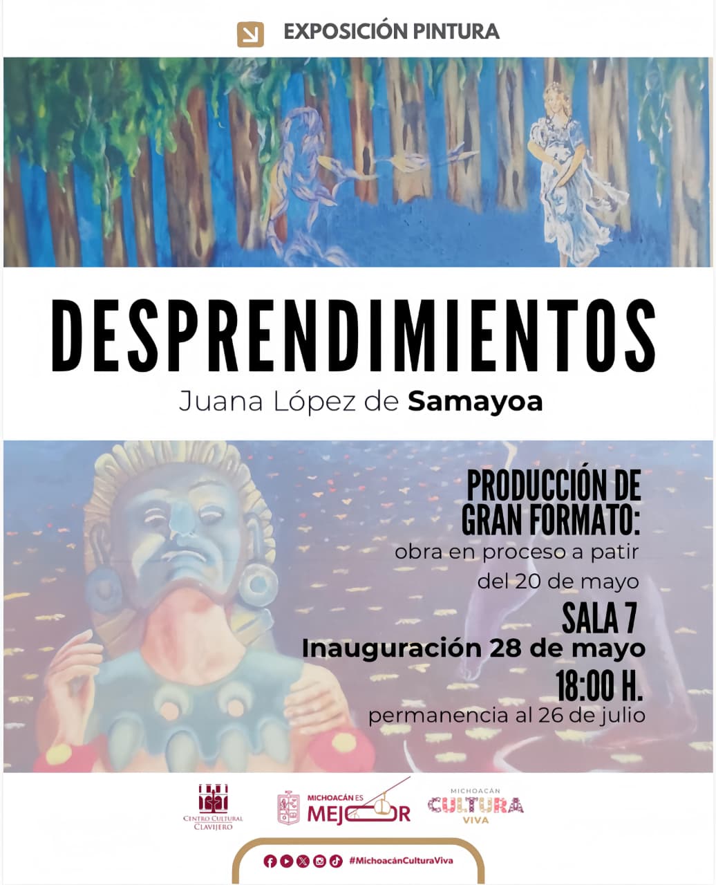 Llega “Desprendimientos” al Clavijero, una muestra de realismo místico Llega “Desprendimientos” al Clavijero, una muestra de realismo místico