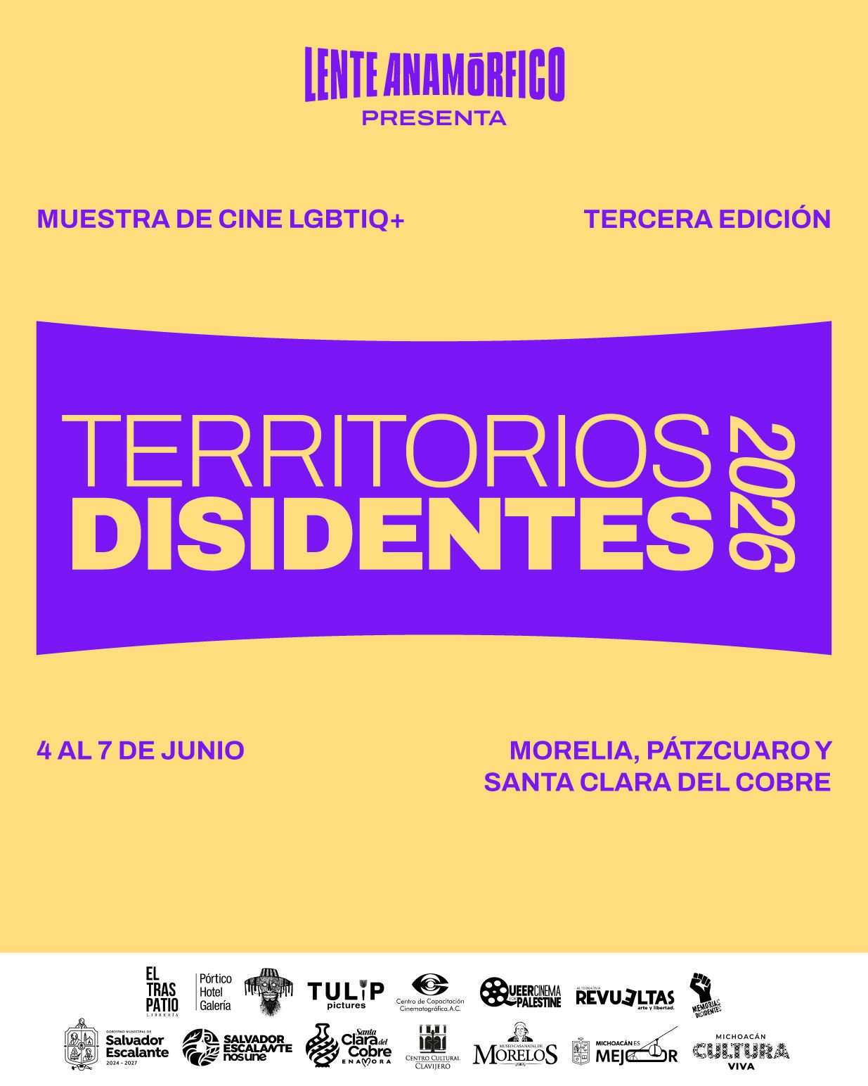 Secum invita a la tercera Muestra de Cine “Territorios Disidentes” sobre diversidad sexual Secum invita a la tercera Muestra de Cine “Territorios Disidentes” sobre diversidad sexual