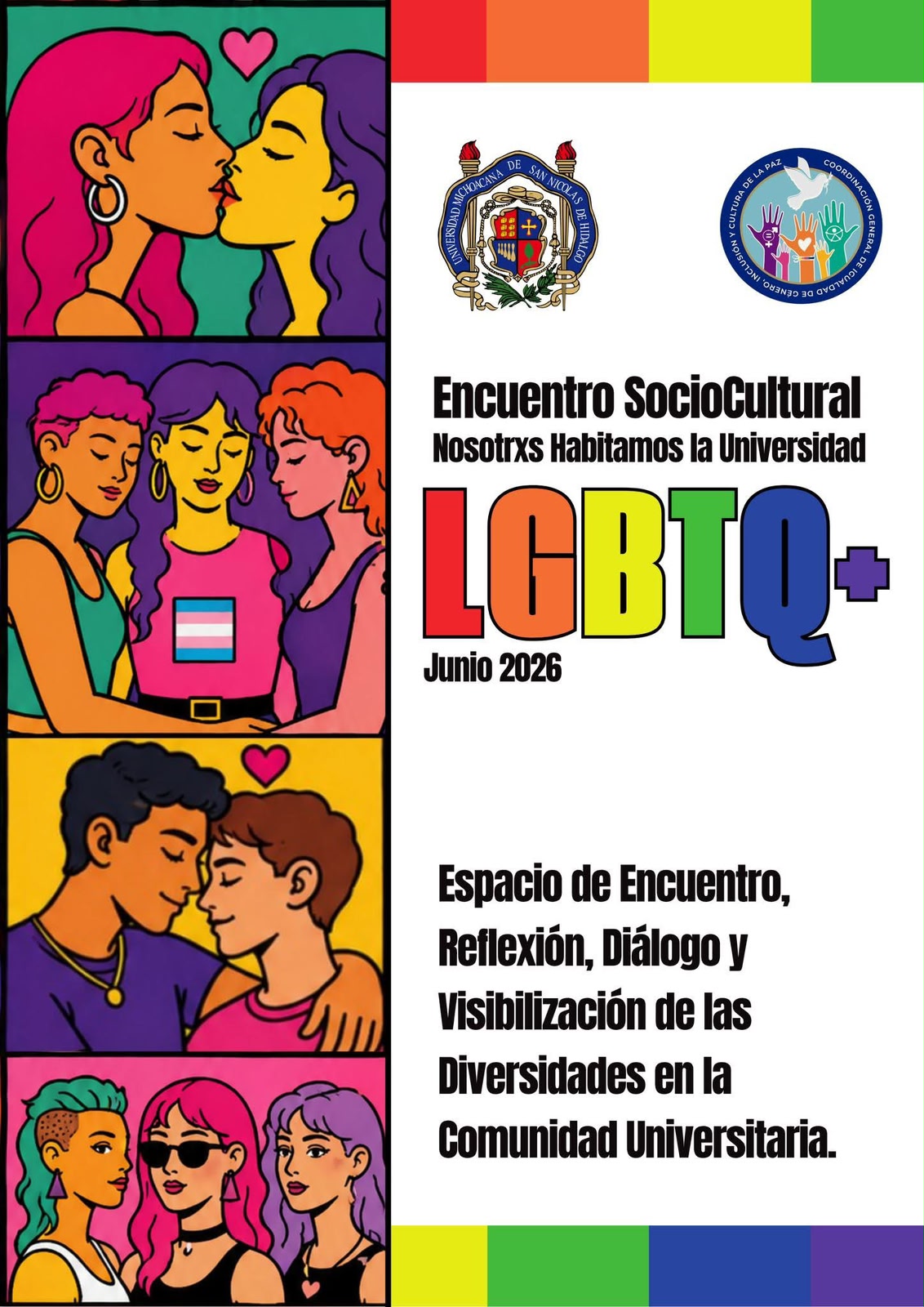 UMSNH promueve una cultura de la inclusión; se realizará encuentro sociocultural LGBTQ+ 2026 UMSNH promueve una cultura de la inclusión; se realizará encuentro sociocultural LGBTQ+ 2026