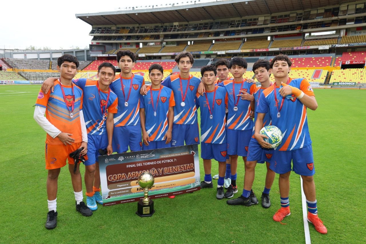 El Estadio Morelos abre sus puertas a jóvenes de la Copa Armonía y Bienestar