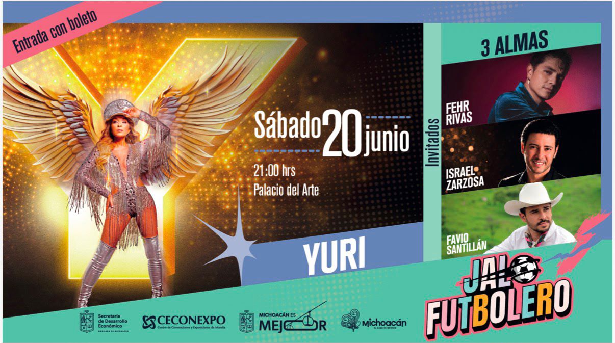 ¡A bailar y cantar! Este es el cartel del Jalo Futbolero en el Palacio del Arte