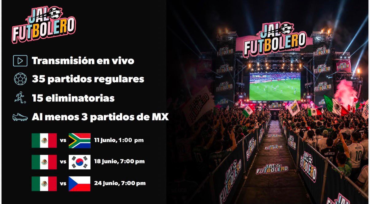 ¡El Mundial se vive en Michoacán! Llega Jalo Futbolero con todos los partidos del mundial en vivo: ARB