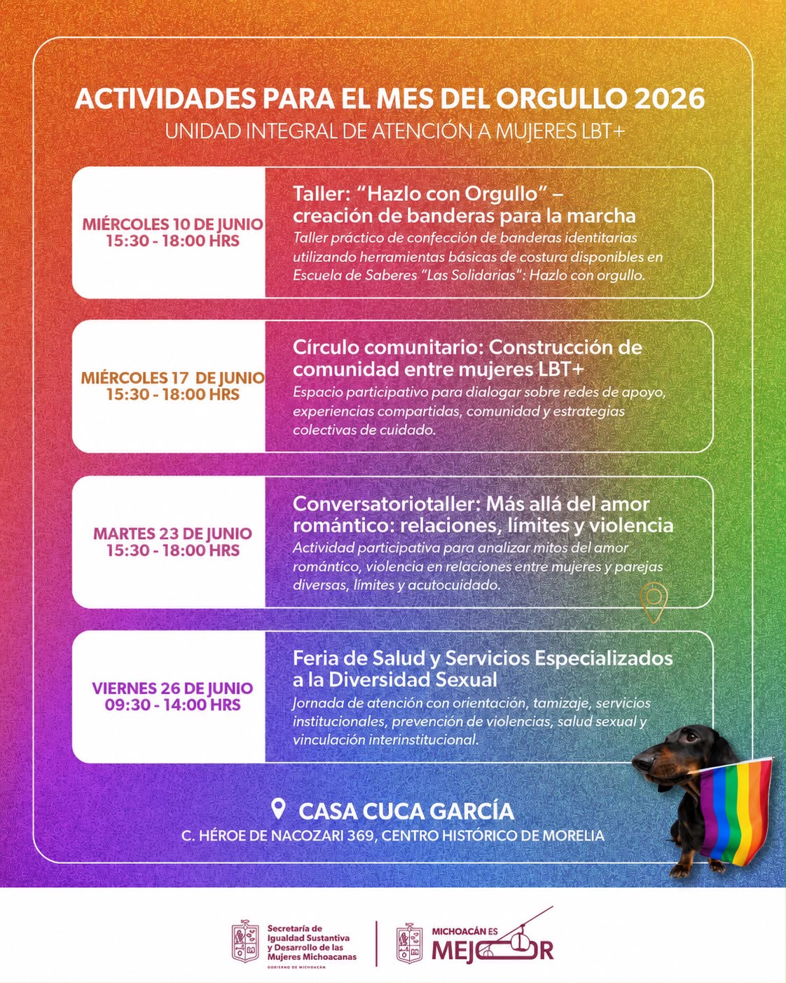 Con talleres y feria de salud, Seimujer promueve derechos de mujeres LGBT+