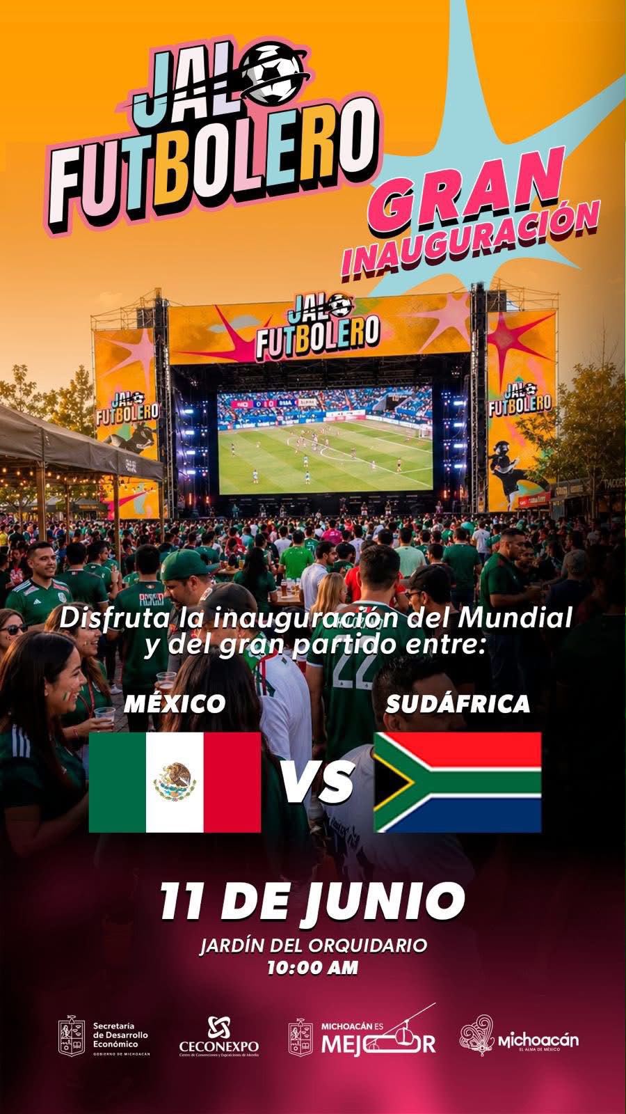 ¡Futbol para todos! Michoacán instalará pantalla gigante y transmitirá gratis la justa mundialista: ARB
