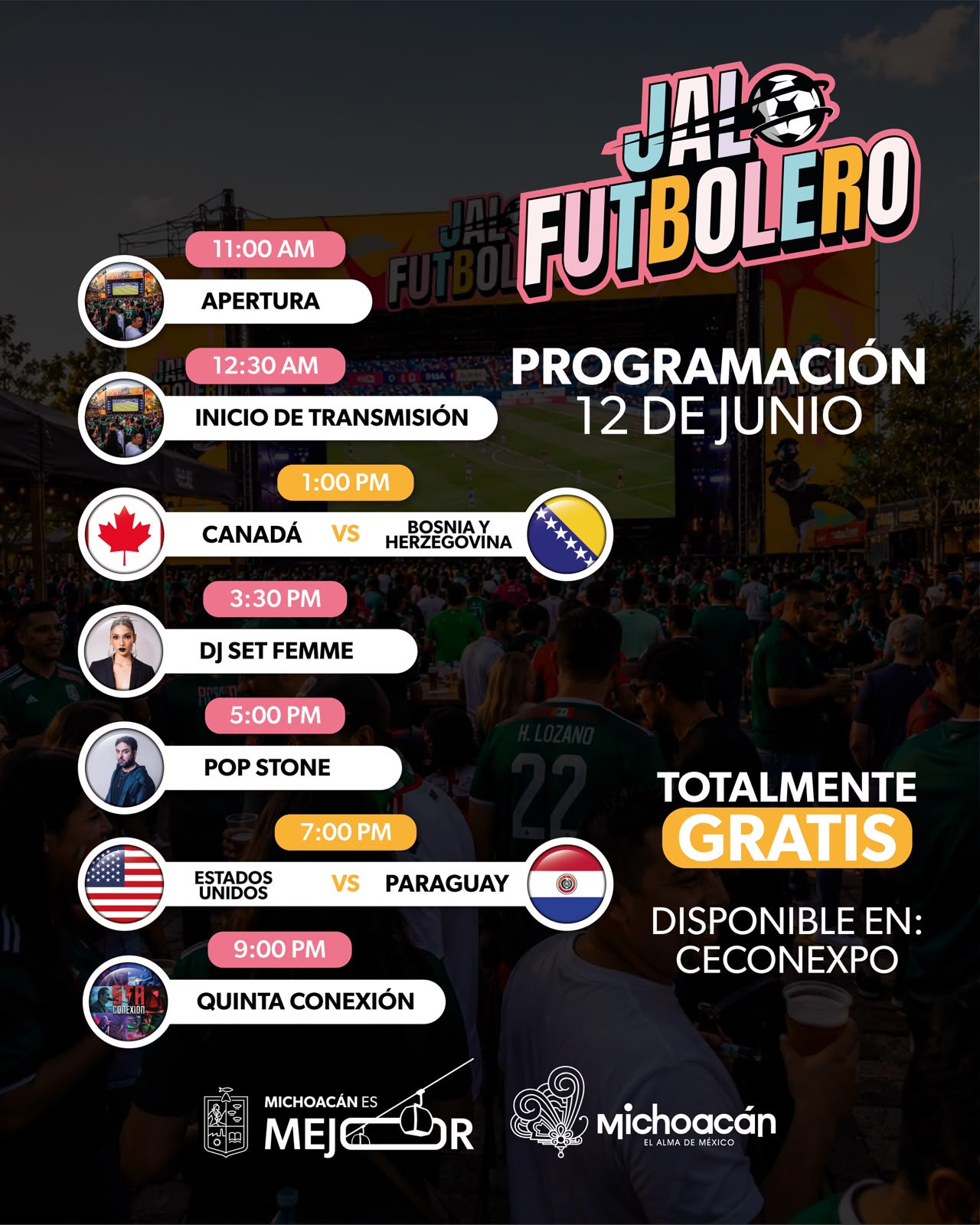 Vive la pasión mundialista en el Jalo Futbolero este fin de semana Vive la pasión mundialista en el Jalo Futbolero este fin de semana