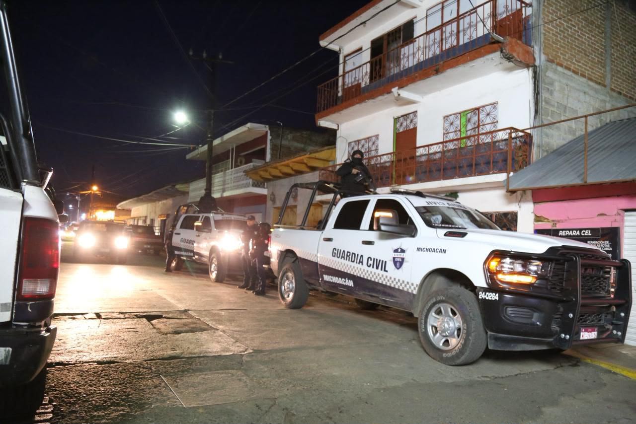 Tras repeler una agresión, SSP y GN detienen a 4 personas y abaten a presunto líder delincuencial