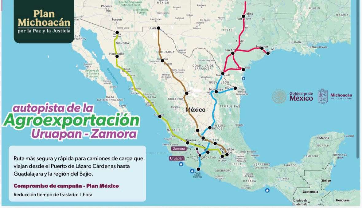 Autopista de la Agroexportación ahorrará una hora entre Uruapan y Zamora: Rogelio Zarazúa Autopista de la Agroexportación ahorrará una hora entre Uruapan y Zamora: Rogelio Zarazúa