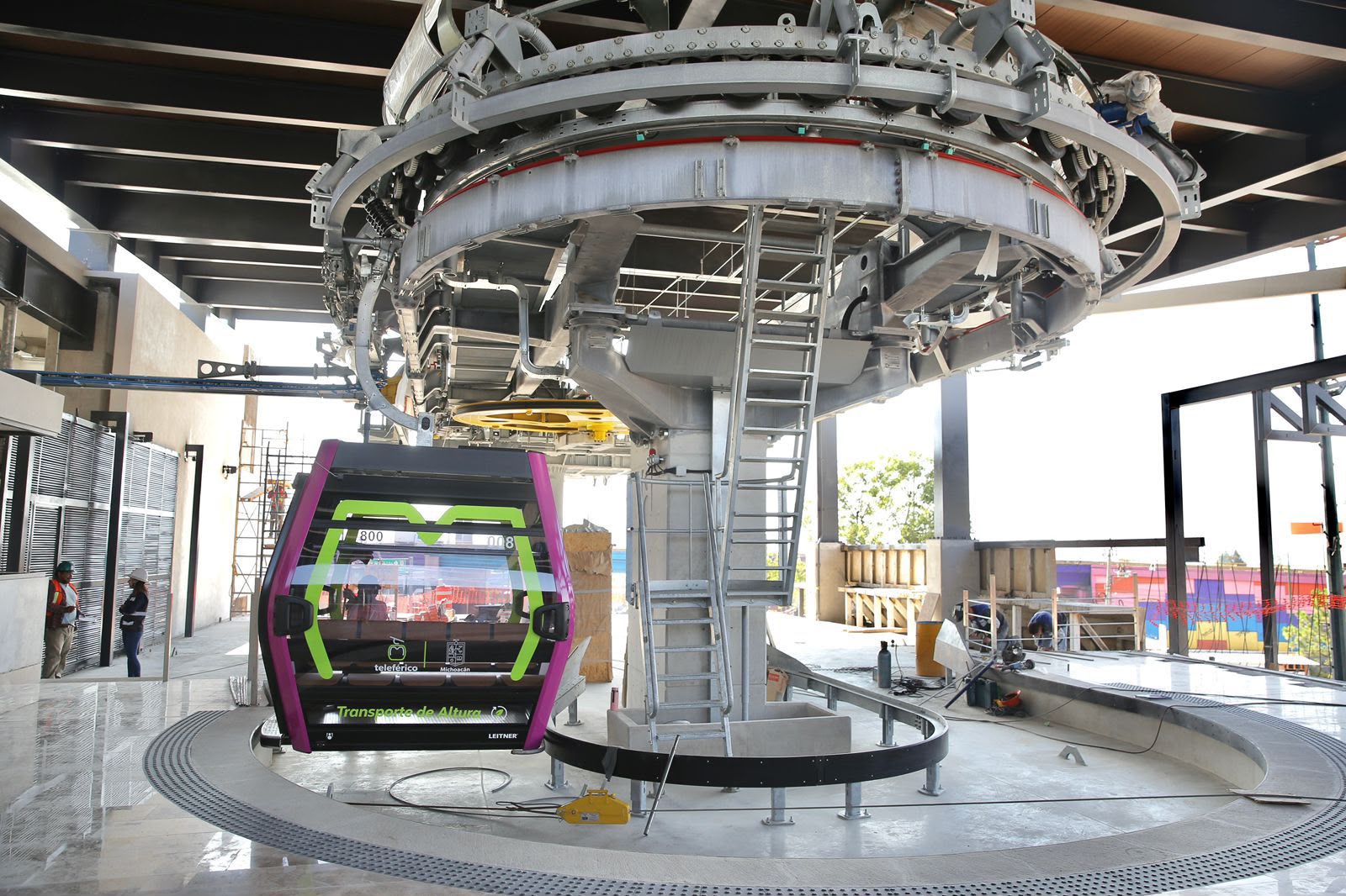 Avanza el teleférico de Morelia, se registra un 69% de construcción: ARB Avanza el teleférico de Morelia, se registra un 69% de construcción: ARB