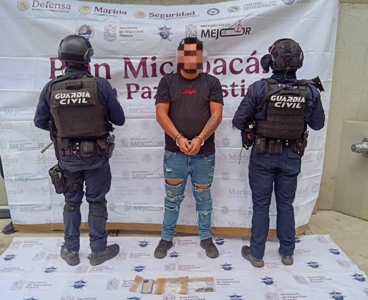 SSP detiene a objetivo delincuencial en Los Reyes