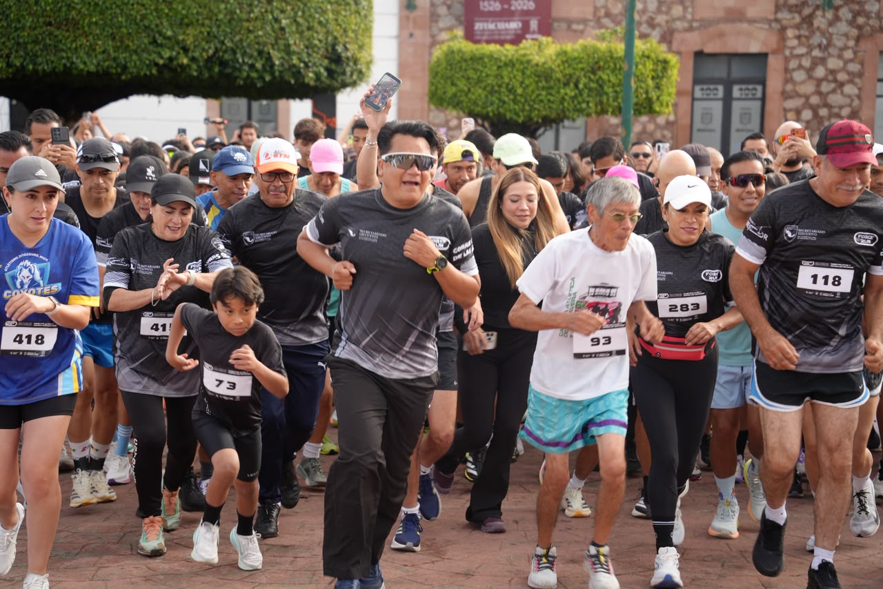 Más de 500 personas participaron en la carrera Force Run Zitácuaro 2026