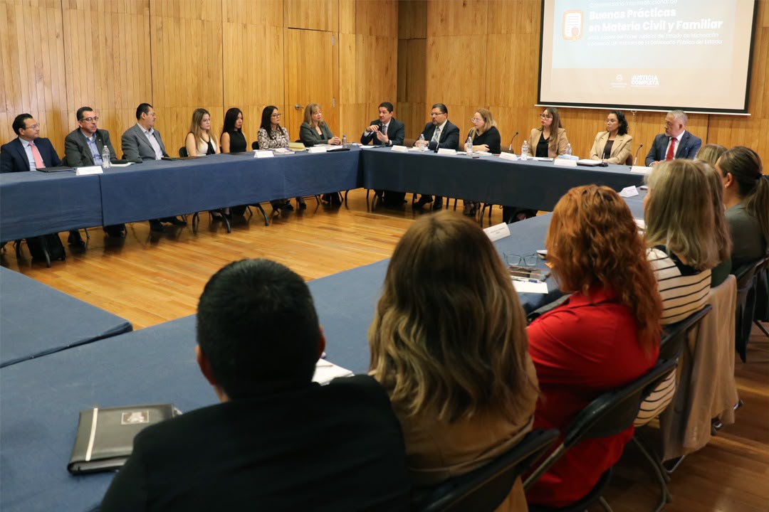 Reconoce magistrado presidente labor y compromiso de juezas y jueces del Poder Judicial de Michoacán