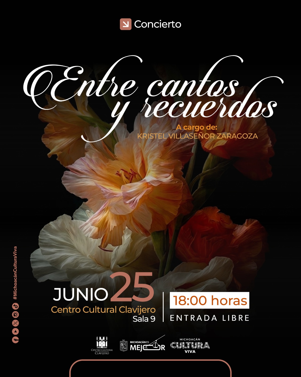Ópera y tradición mexicana se unen en concierto gratuito en Clavijero