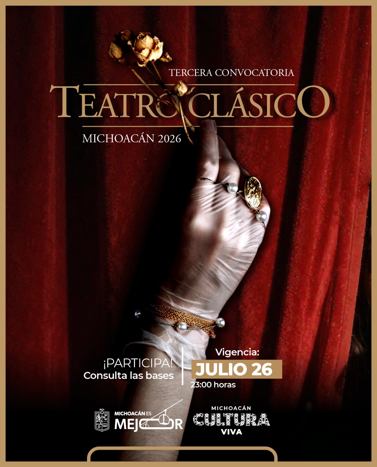 Secum abre convocatoria de Teatro Clásico; otorgará estímulo de 130 mil pesos