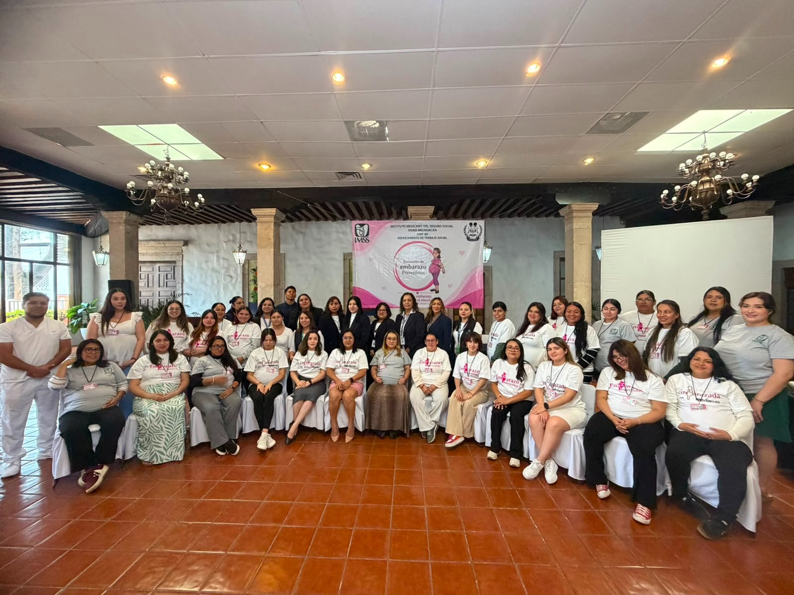 Realiza IMSS Michoacán Primer Encuentro Educativo “Embarazo PrevenIMSS 2026” en la UMF No. 80