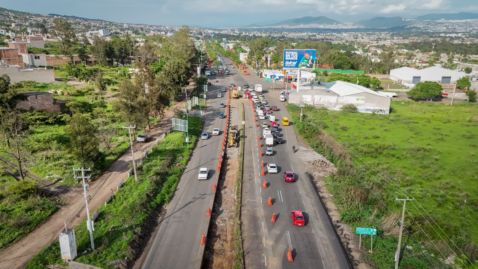 Morebús avanza con los primeros kilómetros de excavación; intensificará obras durante vacaciones Morebús avanza con los primeros kilómetros de excavación; intensificará obras durante vacaciones